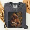 Funny Vizsla Drinking Chai Latte Shirt, Dog Meme Graphic Tee, Vizsla Mom Gift, Fall Latte Lover Shirt, 90s Vintage Style, Dog Mom Gift