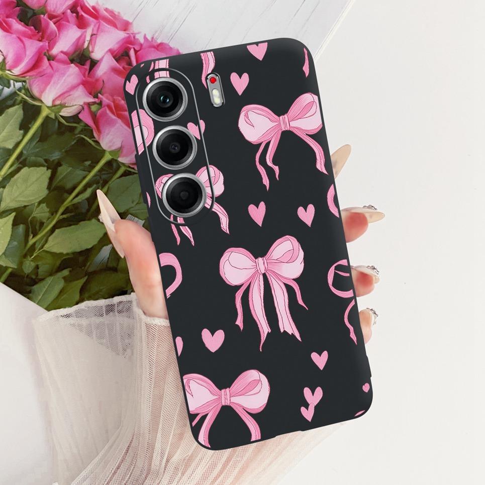 For Tecno Camon 40 Pro 4G 5G Camon40 CM5 Phone Case Colorful Butterflu Flower Women Girly Soft Silicone Casing Matte Back Cover