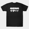 Men Black Print T-shirt Manimal Tv Show No-Cut Transfer Paper Print Cotton Tshirt