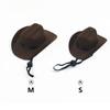 Pet Hat Dog Western Cowboy Hat Pet Triangle Scarf  Photo Prop PetAccessorie E