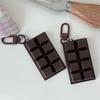 Simulated Chocolate Keychain Pendant Mini Realistic Chocolate Charm for Bags