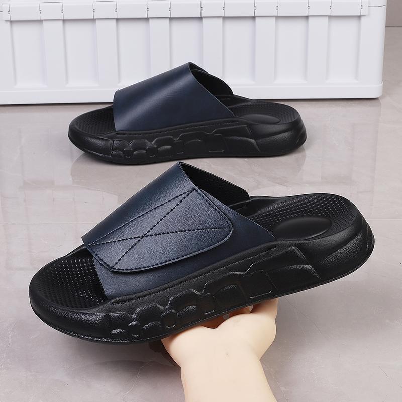 Fashion Slippers Men Wear-Resistant Outdoor Non-slip Comfortable Fashion Lightweight Platform Mens Shoes Summer Main Pantuflas Hombre