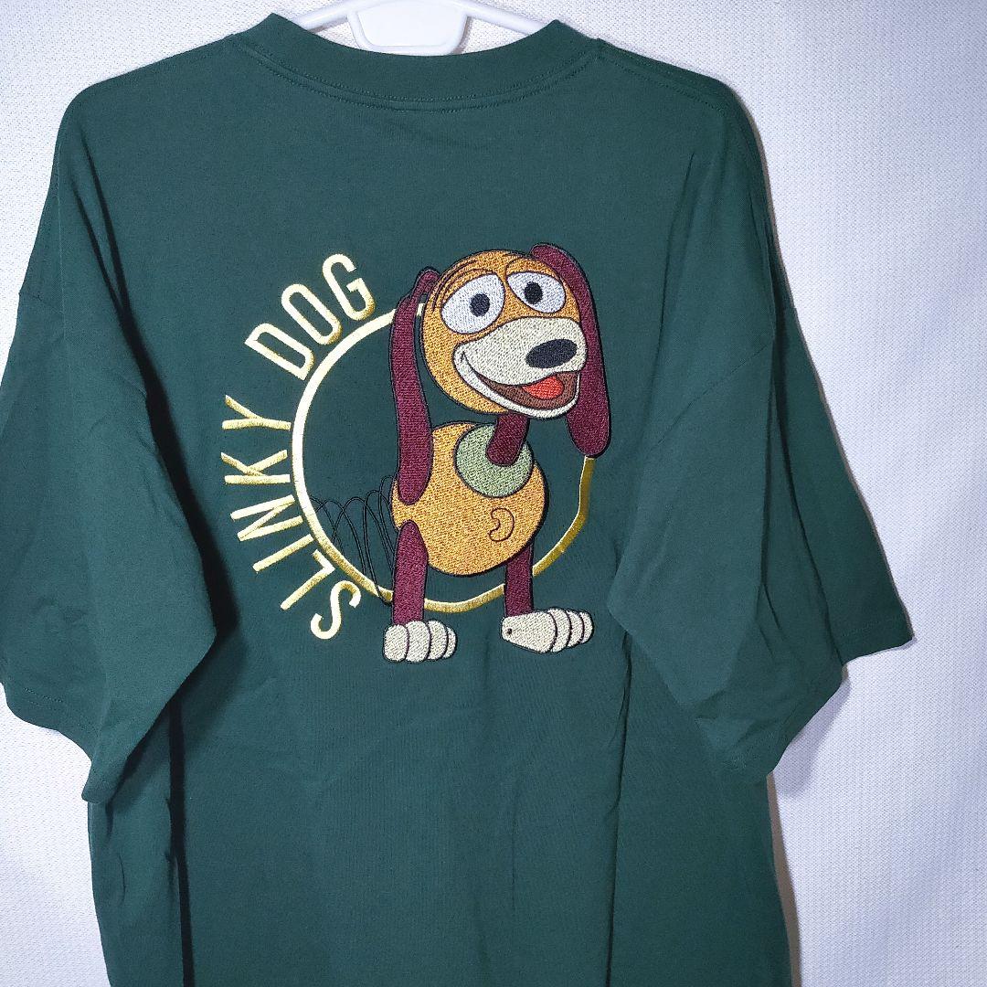 

[Б/У] Футболка с коротким рукавом и вышивкой Слинки-Догом из мультфильма «История игрушек» от Pixar, размер L