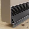 Self Adhesive Door Bottom Seal Strip Brush Strip Design Windproof Dustproof Soundproof Insect Proof Seal Strip Home Door Seal