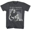 T-shirt retrò George Harrison Live Profilo Chitarra Musica