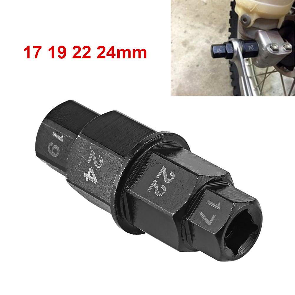 1ks Motocyklové přední kolo 17 19 22 24mm Osa Šestihranný Vřetenový Nástroj pro Demontáž