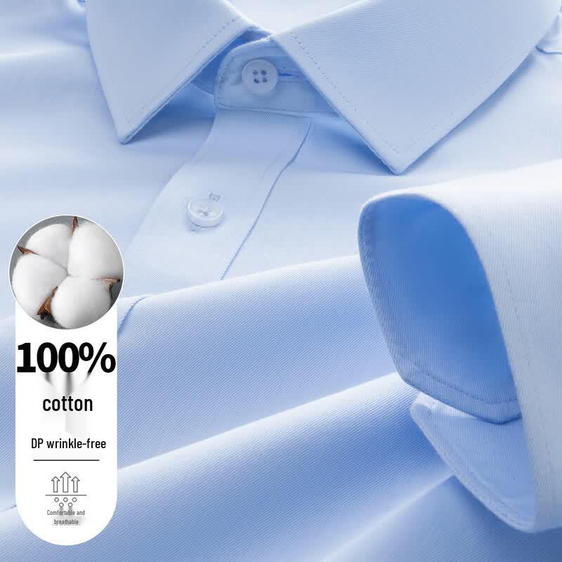 Men s Pure Cotton Non-Iron Long Sleeve Shirt 40