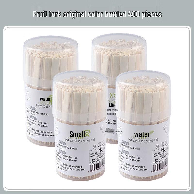 ZISIZ Disposable Bamboo Fruit Picks Set