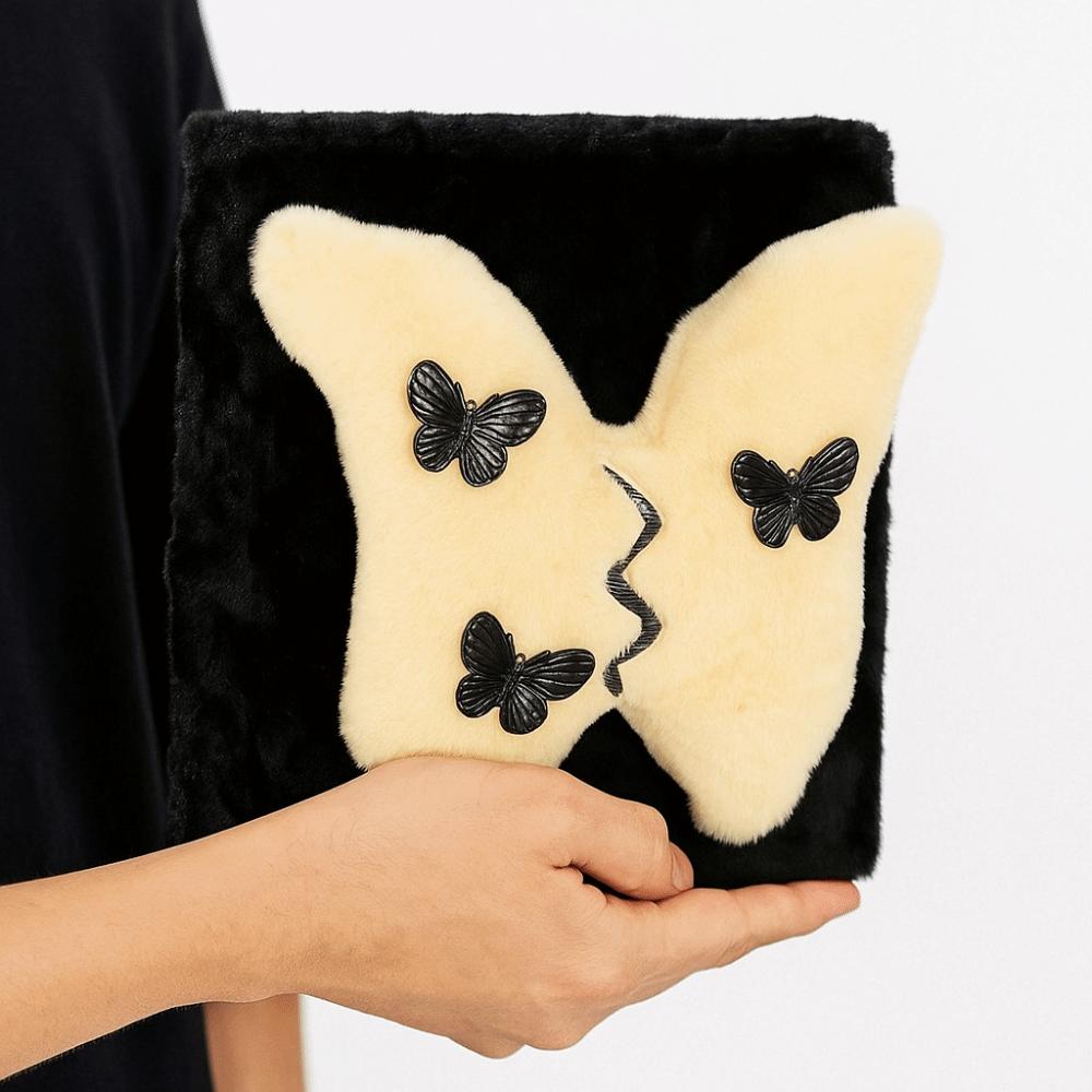 3-Inch Detachable Card Book Furry Cover Loose Leaf Album High-Quality Korean Album Photo Storage