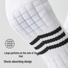 Men's Autumn Mid-Calf Cycling and Running Socks - Mesh, Thickened Towel Bottom, Non-Slip, Long Socks