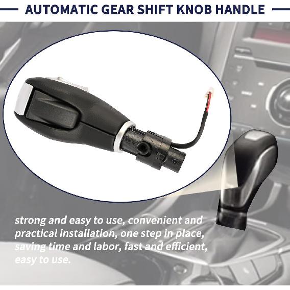 Automatic Gear Shift Knob Handle With Button DG9Z-7213-EA For Ford Fusion 2013-2016 / Escape 2013-2016 / Transit 2015- / Transit Connect 2018- Gear
