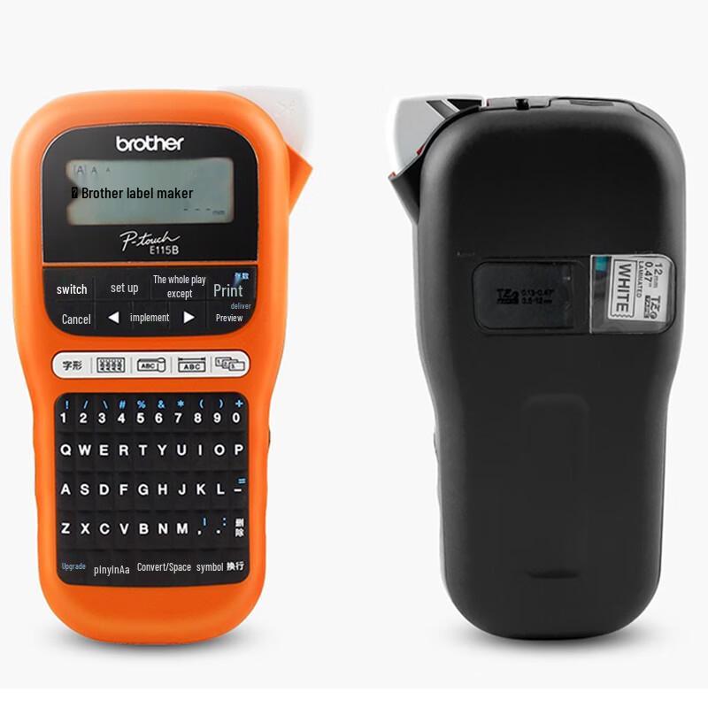 Brother PT-E115B Handheld Label Printer