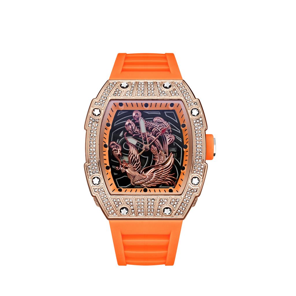 Richard Men'S Watch Diamond Gypsy Fashion Personality Phoenix Quartz Watch