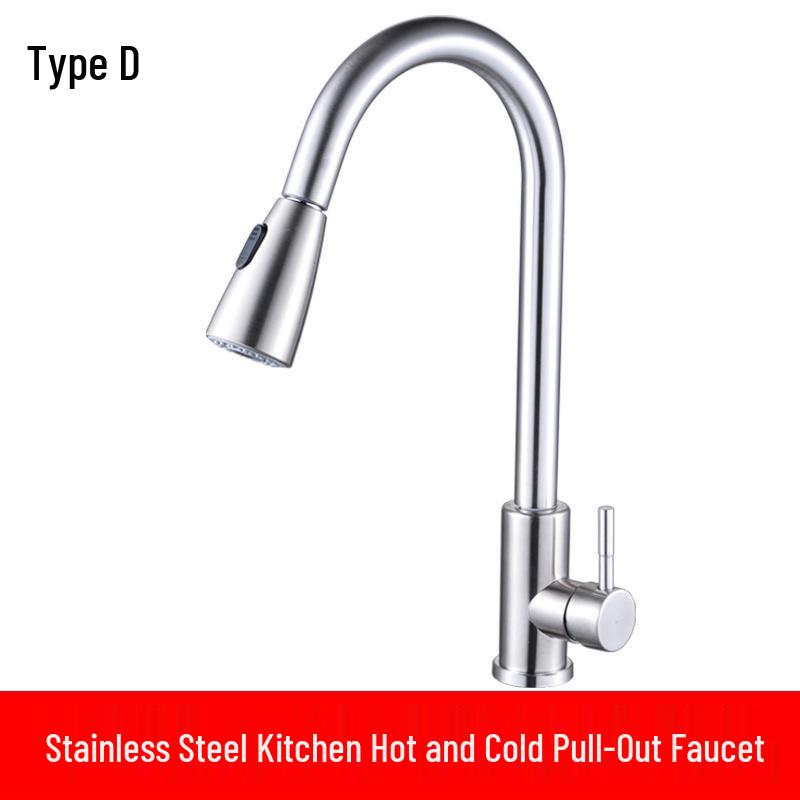Stainless Steel Kitchen Faucet with Rotating Vegetable Wash Basin