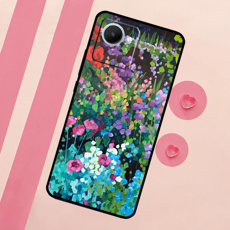 Colourful Flower Painting Art For Realme 15 Pro 10 11 12 13 14 Pro Plus GT7 C67 C65 C63 C61 C55 C53 C51 C35 C71 C75 Case
