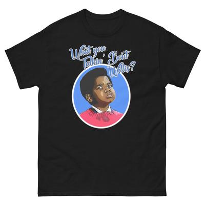 Camiseta vintage dos anos 80 - Do que você está falando, Willis? Camiseta diferentes traços programa de TV