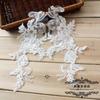 Lace Flower Lace Wedding Dress Head Jewelry Veil Handmade Diy Material Book White Sequin Applique Accessories