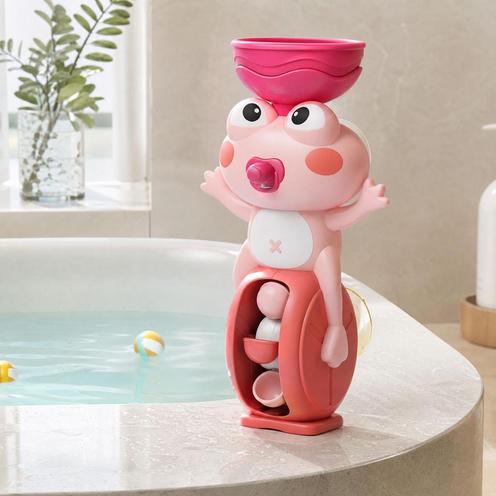 Track Spinning Bath Toy for Toddlers and Kids, Fun Bathtub Toy with Rotating Track