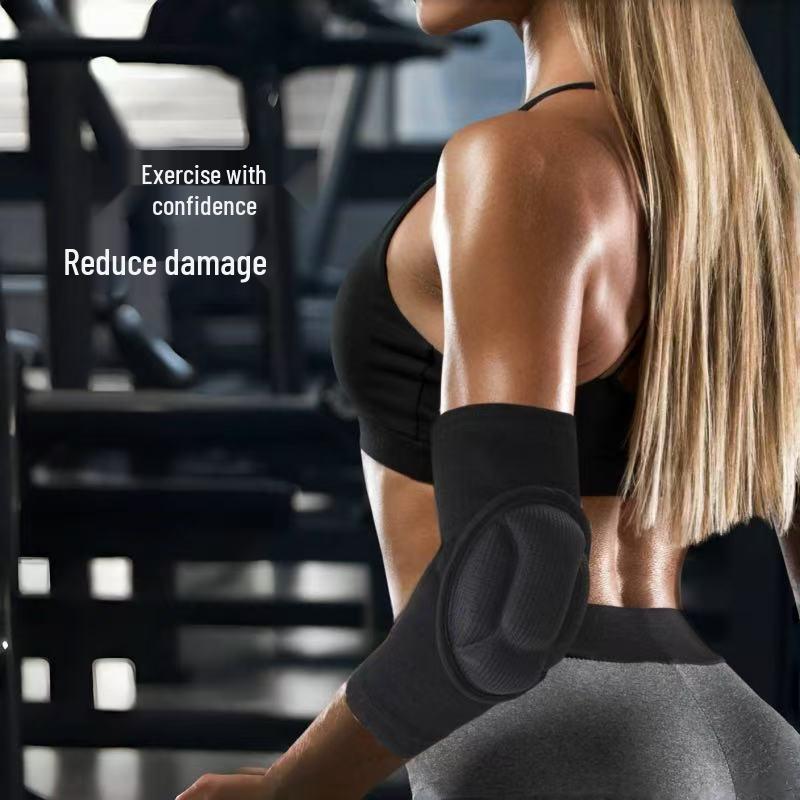 High-Elastic Breathable Dance & Sports Elbow Pad with Thick Padding - Unisex Protective Gear