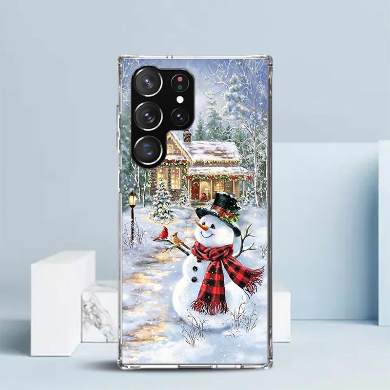 

Christmas Santa Claus Present Phone Case For Samsung Galaxy S24 S25 Edge S26 Ultra S22 S23 Plus S21 + S20 FE Soft TPU Back Cover Samsung S26 Plus