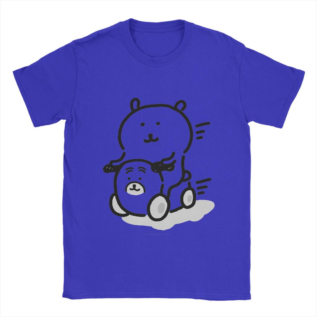 Koszulka z misiem żartownisiem Plaża Bawełna 100% Bawełniane Koszulki Dla Mężczyzn Nowość Codzienna Koszulka Krótki Rękaw Y2K Zabawne Góry