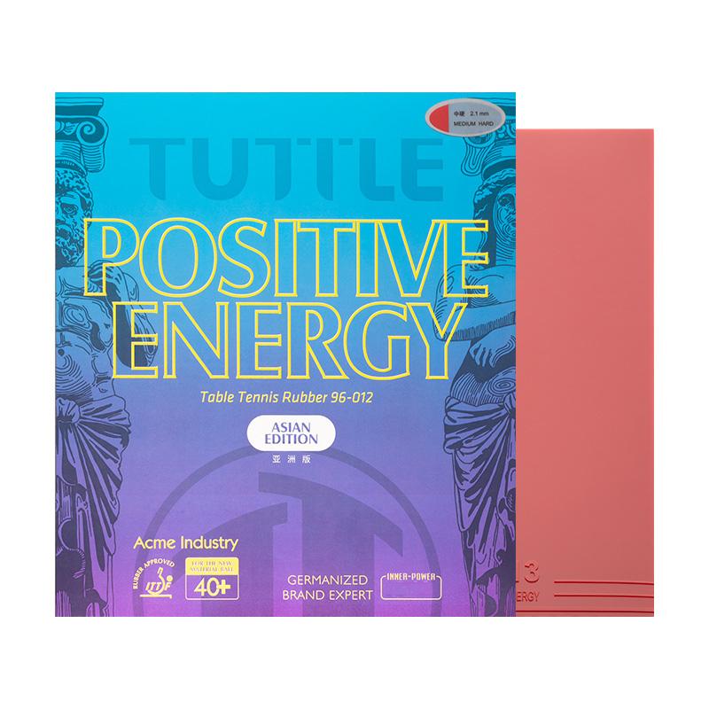 TUTTLE Positive Energy Asian Edition (Blue Sponge) Forehand Offensive Table Tennis Rubber Inner Energy Ping Pong Sponge