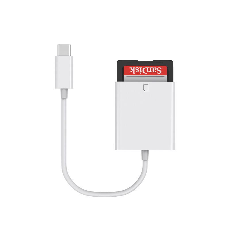 Universal Type-C OTG Card Reader: USB Flash, TF, SD for Phones & Computers