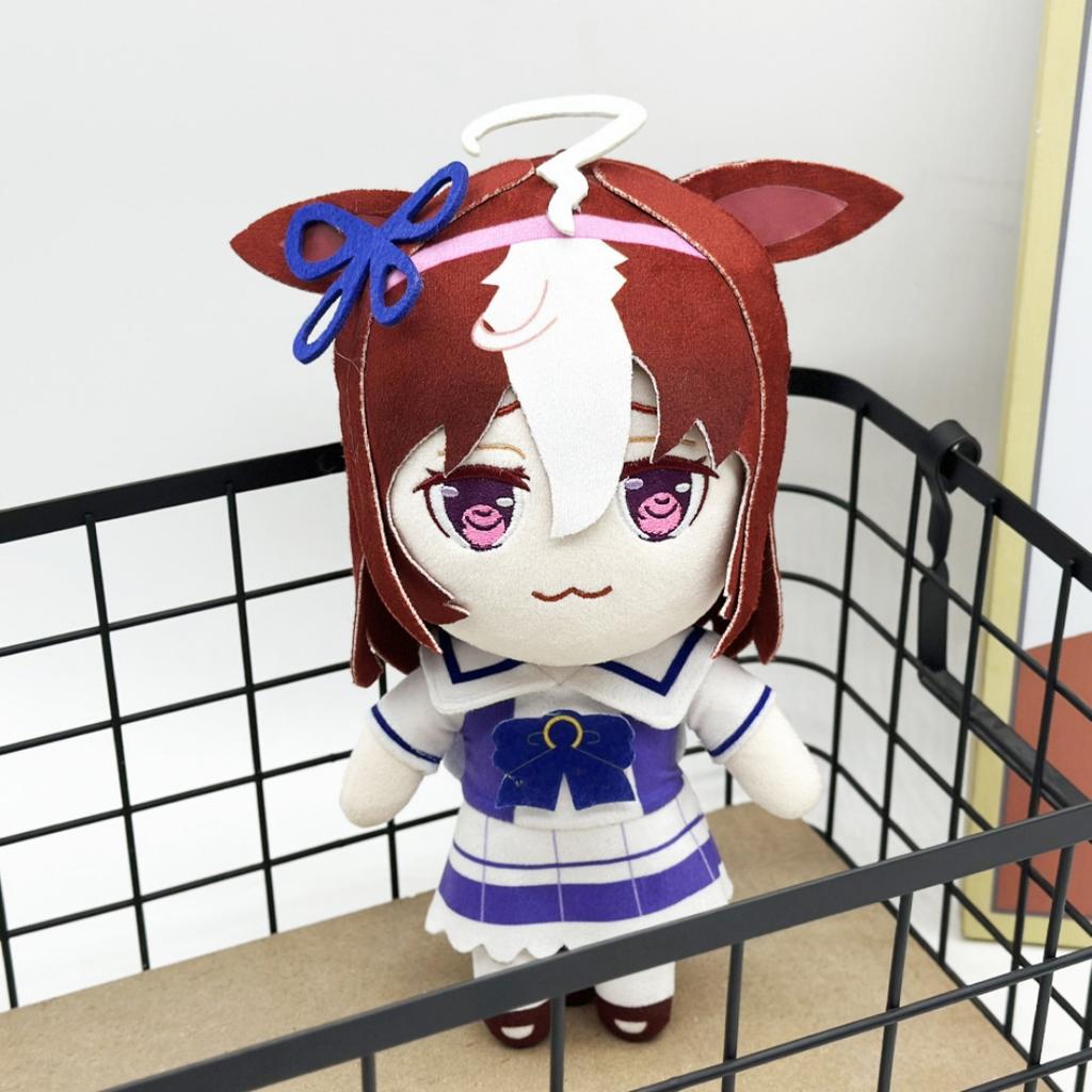 Kawaii Uma Musume Plush Toys Anime Pretty Derby  Character Meisho Doto Plushie Soft Stuffed Doll Collectible Birthday Xmas Gift