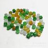 Jade Green Three-Color Barrel Beads for DIY Bracelets and Necklaces - Jewelry Accessories