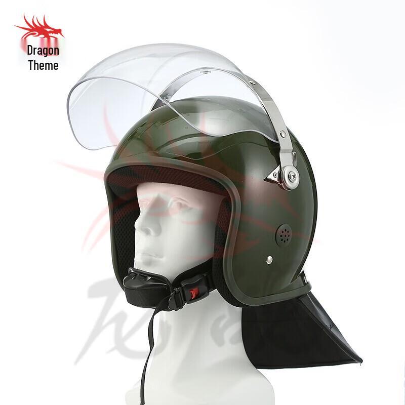 Tactical Riot Full Helmet with Metal Mesh