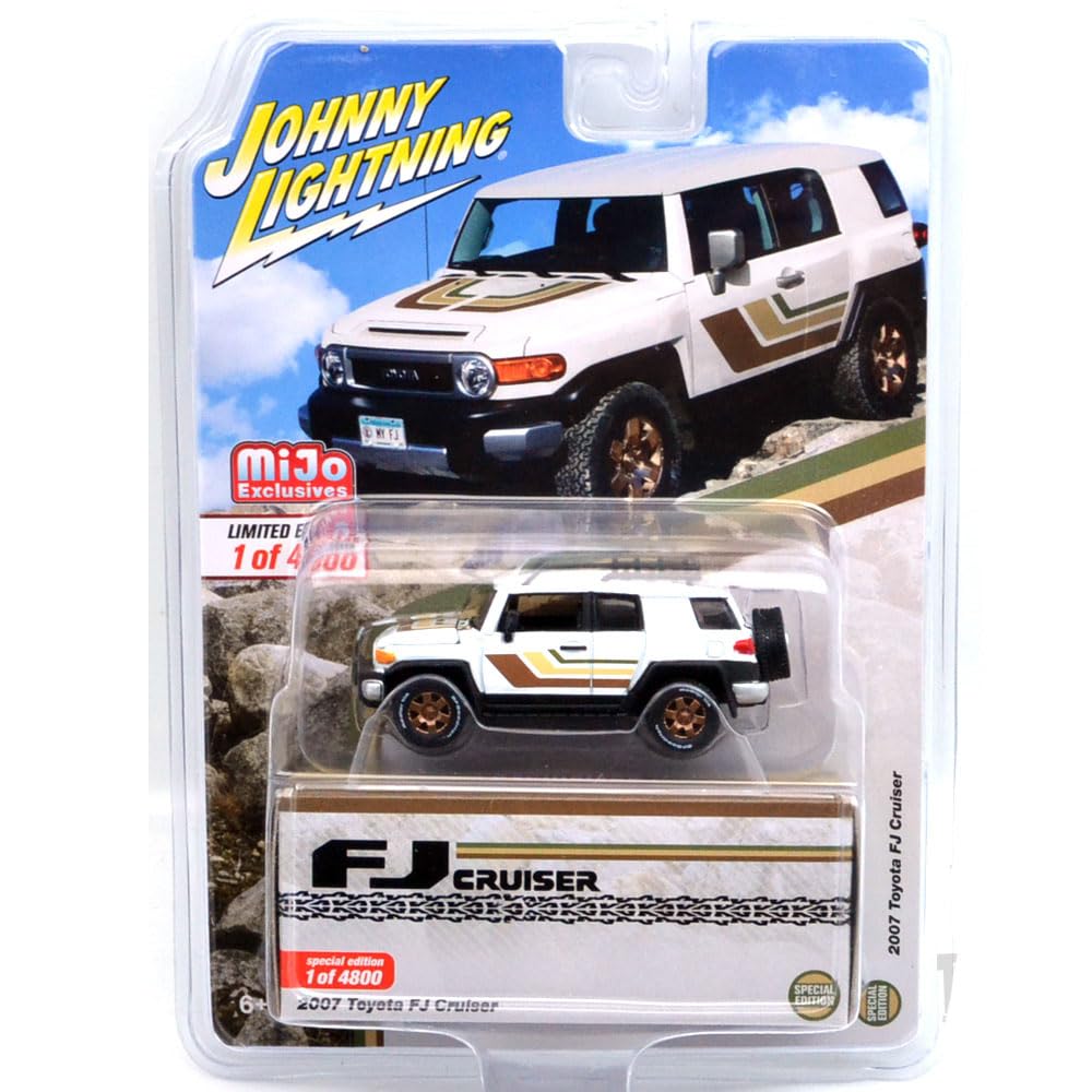 JOHNNY LIGHTNING Масштаб 1/64 MiJo Ограниченная серия 2007 Toyota FJ Cruiser Кастом