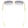 Pristine DITA Sunglasses TRYSIM.75 Rimless Two-Point Gold DTS182 Used