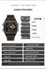 SANDA Barrel-Shaped Men's Watch: Dual Display, 50M Waterproof, Luminous, World Time, Stylish & Versatile