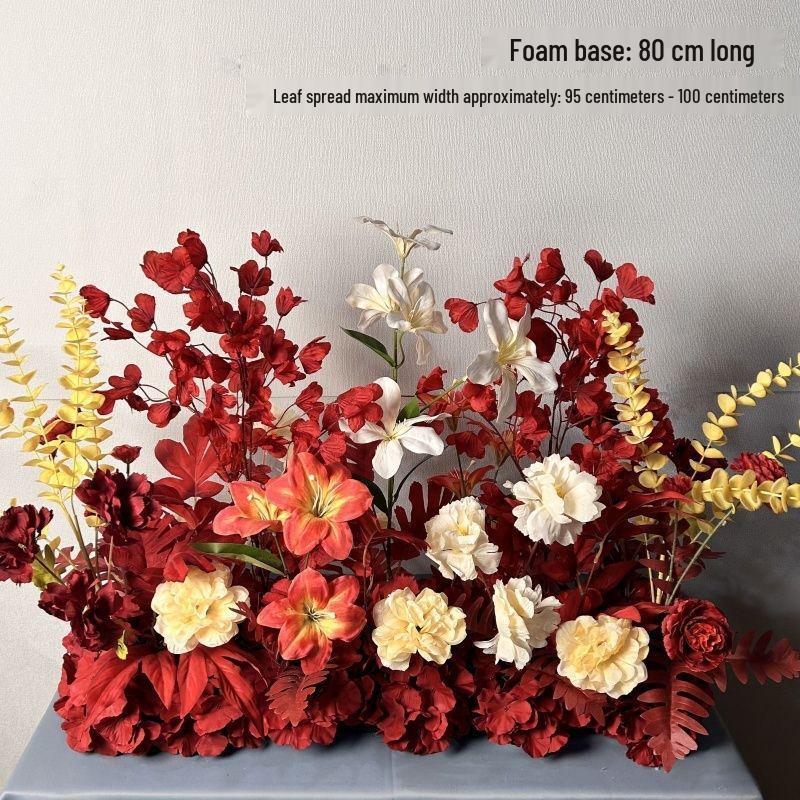 Silk Eucalyptus Wedding Table Runner: Floral Arrangement & Engagement Decor