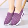Summer Cloth Shoes Women's Mesh Shoes Breathable Mesh Casual Shoes Soft Soles Non-slip Women's Shoes One-footed Shoes