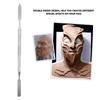 Stainless Steel Double Ended Scar Wax Spatula Applicator Special Effects FX Makeup Tool (L)
