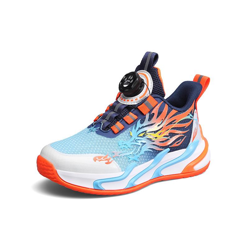 Breathable new children's shoes mesh sports shoes non-slip boys and boys 2025 middle and older children's limited basketball shoes Year of the Dragon