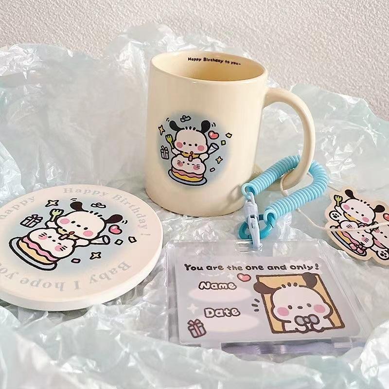 Søt Tegneserie Hjemmekopp Fargerik Katteunge Personlig Forretningsgave Suvenir Hjem Hybel Melkekopp