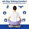 Seat Cushion Ergonomically Designed Memory Sponge Pad Suitable for Office Chairs and Wheelchairs