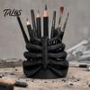 Multi-layer Pen Separator Skeleton Ribcage Bone Holder, 3D Printed Pencil Cup, Halloween Desk Decor Gothic Organizer for Pens Pencils Makeup