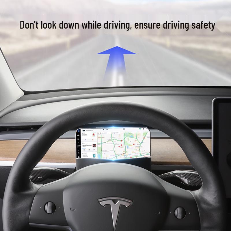 Tesla Model 3/Y Steering Wheel Silicone Phone Holder