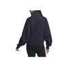 Adidas Small Logo Series Fleece Jacket Women Jacket Legendary-Ink-Blue JJ3567