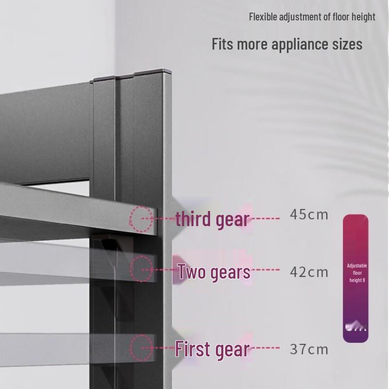 Multifunktionales Aufbewahrungsregal für die Arbeitsplatte
