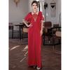 Middle East New Fashion Handmade Embroidery Tassel Dress Hand Embroidered Tassel Dress