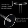 Acrylic Candle Holder for Table Centerpieces,Candlestick Holders for Wedding Living Room Decor, Use for Flameless Led Taper Cand