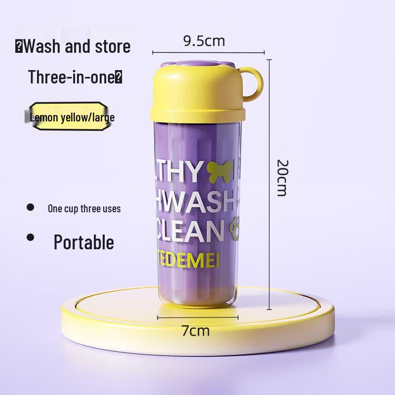Portable 3-in-1 Multi-functional Travel Wash Cup