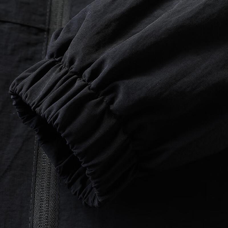 Men's Plus Size Solid Stand Collar Casual Jacket