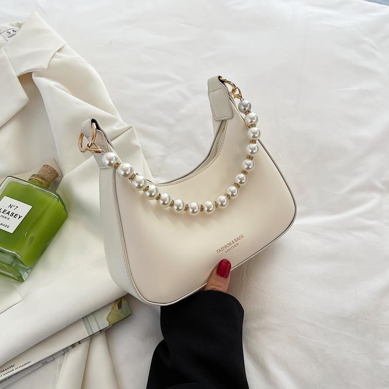 Summer Women Shoulder Bag Fashion Leisure Chain Crossbody Underarm Bags Premium Texture Soft PU Leather Handbag Female