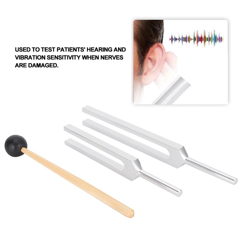 C256HZ C512HZ Stimmgabel Nerventest Aluminiumlegierung Stimmenergiegabel mit Hammer