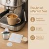 Round Shape Coffee Pod Seals Disposable Design Disposable Pod Stickers Coffee Machine Use